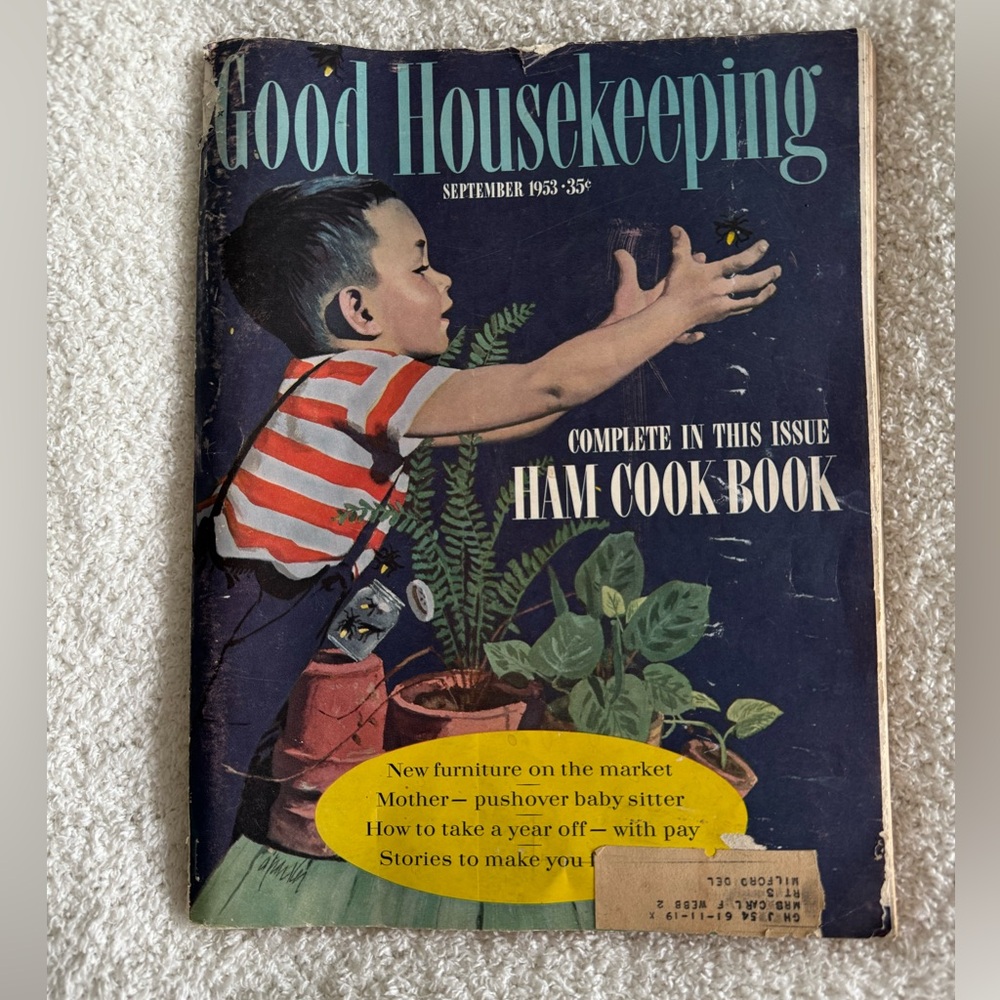 Vintage Good Housekeeping Magazine • September 1953
